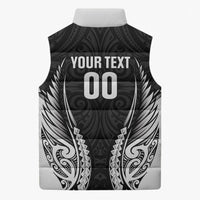 Hawke's Bay 2026 Rugby Custom Sleeveless Puffer Jacket NZ Maori Silver Fern LT14 - Polynesian Pride