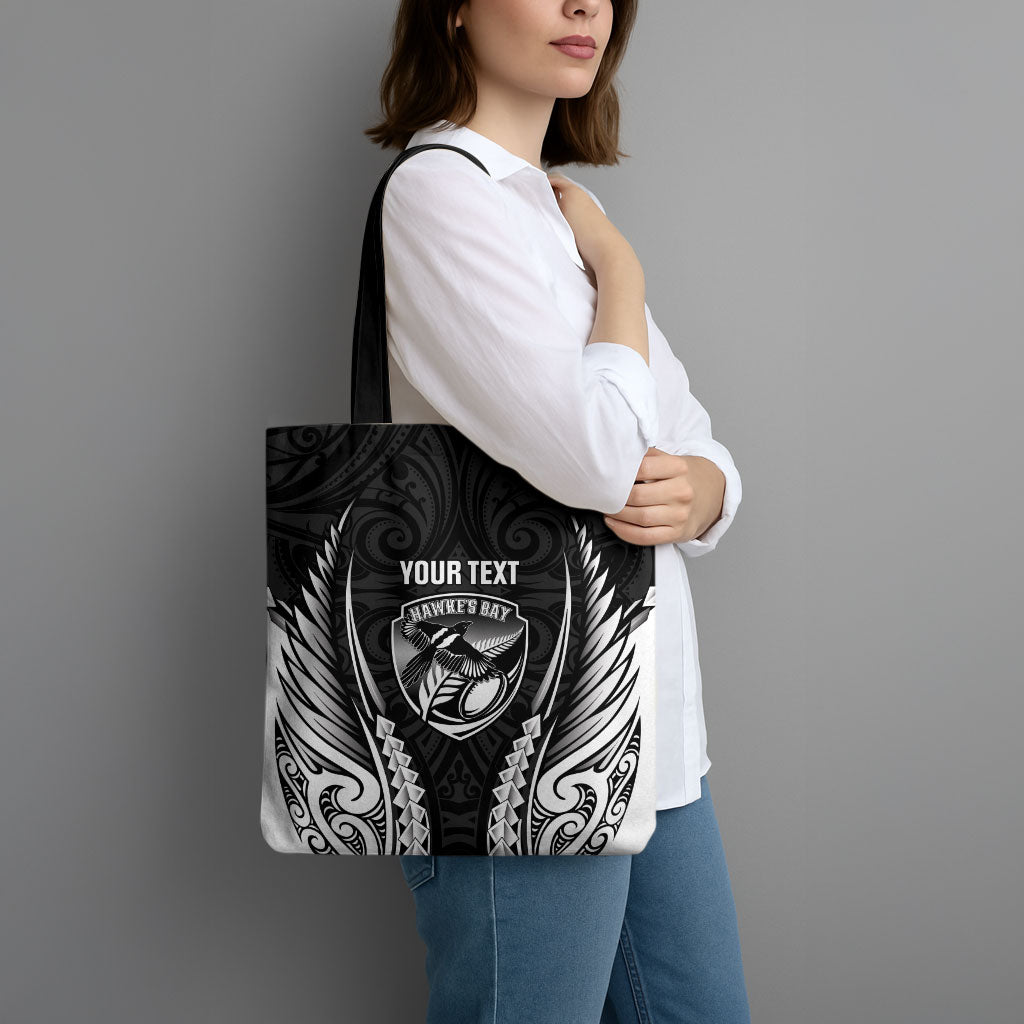 Hawke's Bay 2026 Rugby Custom Tote Bag NZ Maori Silver Fern LT14 - Polynesian Pride