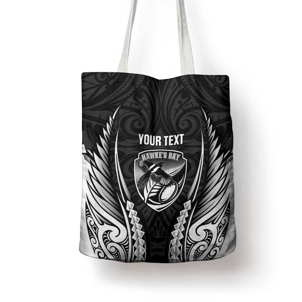 Hawke's Bay 2026 Rugby Custom Tote Bag NZ Maori Silver Fern LT14 - Polynesian Pride