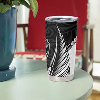 Hawke's Bay 2026 Rugby Custom Tumbler Cup NZ Maori Silver Fern LT14 - Polynesian Pride