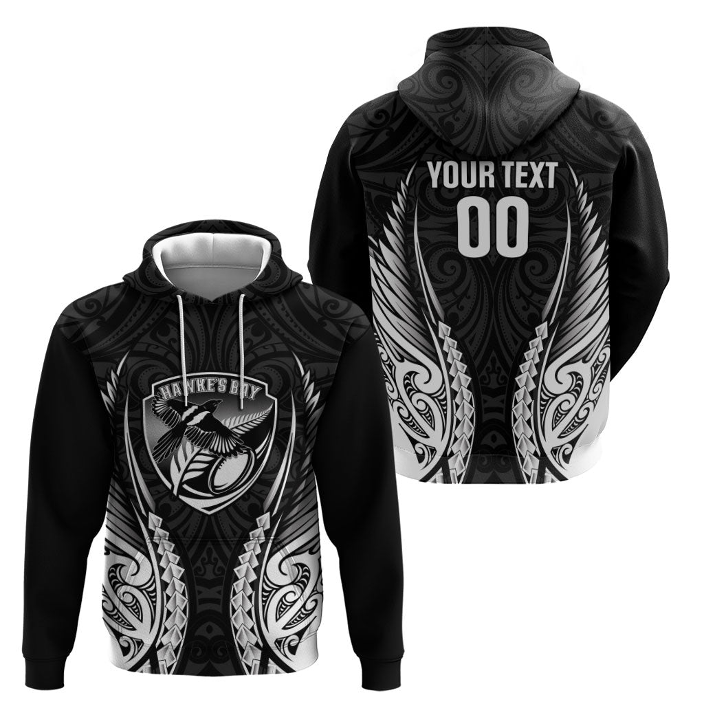 Hawke's Bay 2026 Rugby Custom Zip Hoodie NZ Maori Silver Fern