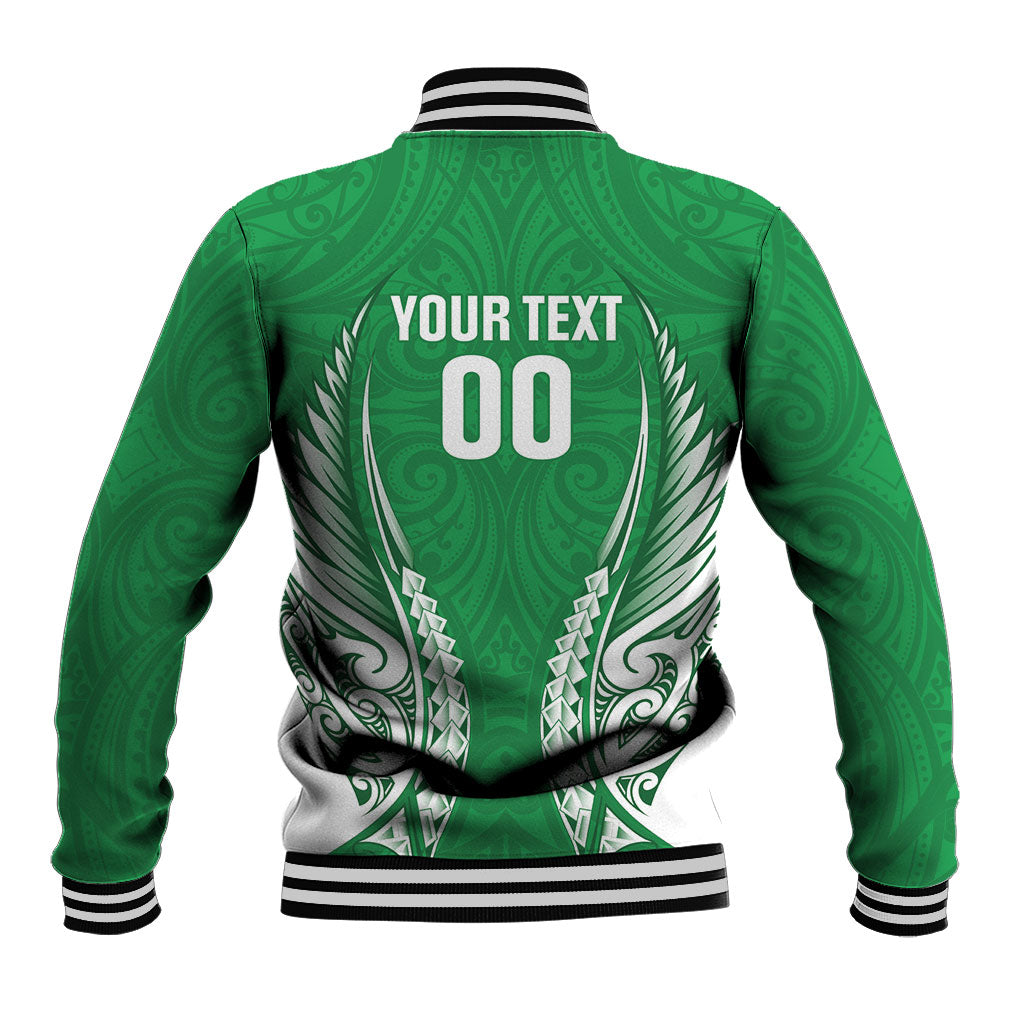 Manawatu 2026 Rugby Custom Baseball Jacket NZ Maori Silver Fern LT14 - Polynesian Pride