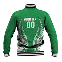 Manawatu 2026 Rugby Custom Baseball Jacket NZ Maori Silver Fern LT14 - Polynesian Pride
