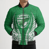 Manawatu 2026 Rugby Custom Bomber Puffer Jacket NZ Maori Silver Fern