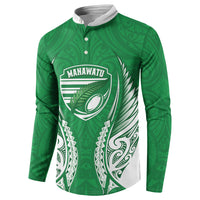 Manawatu 2026 Rugby Custom Button Sweatshirt NZ Maori Silver Fern