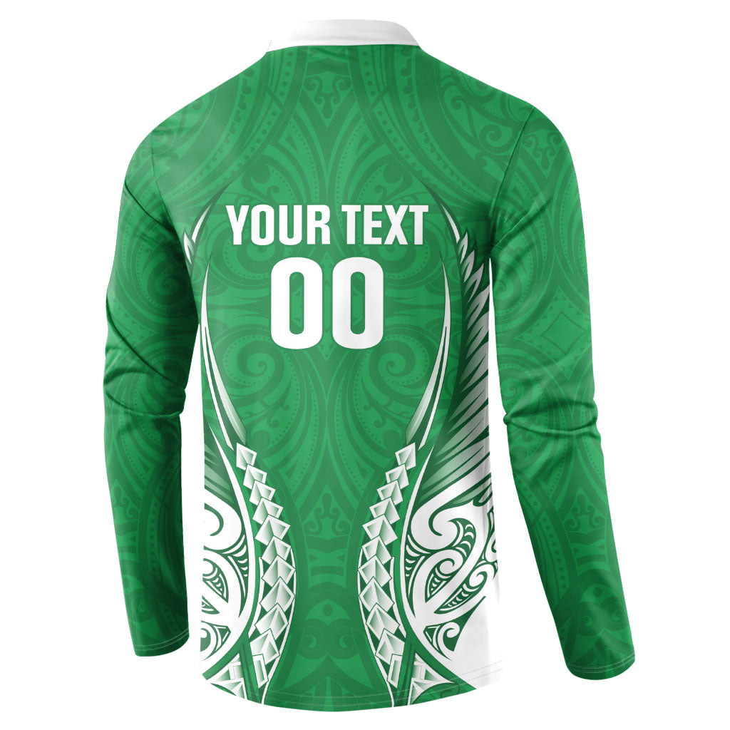Manawatu 2026 Rugby Custom Button Sweatshirt NZ Maori Silver Fern