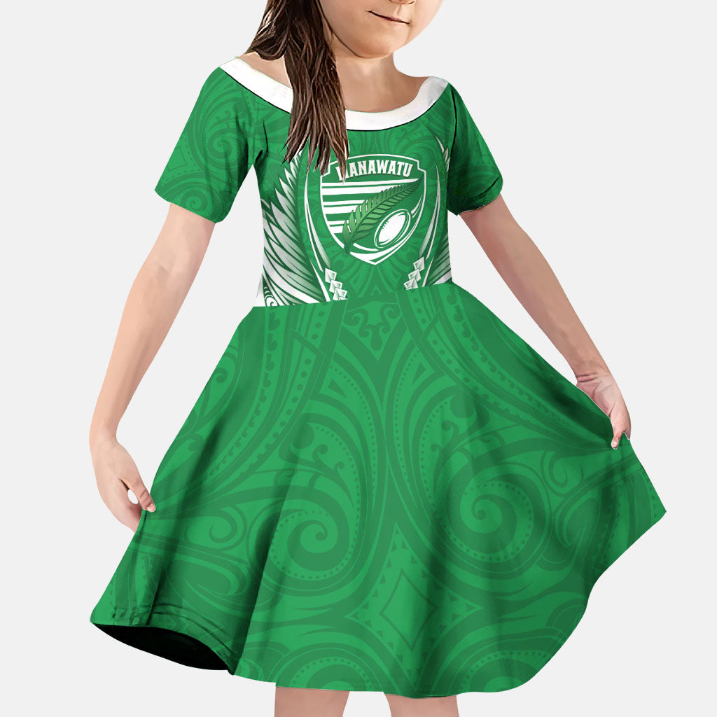 Manawatu 2026 Rugby Custom Family Matching Mermaid Dress and Hawaiian Shirt NZ Maori Silver Fern