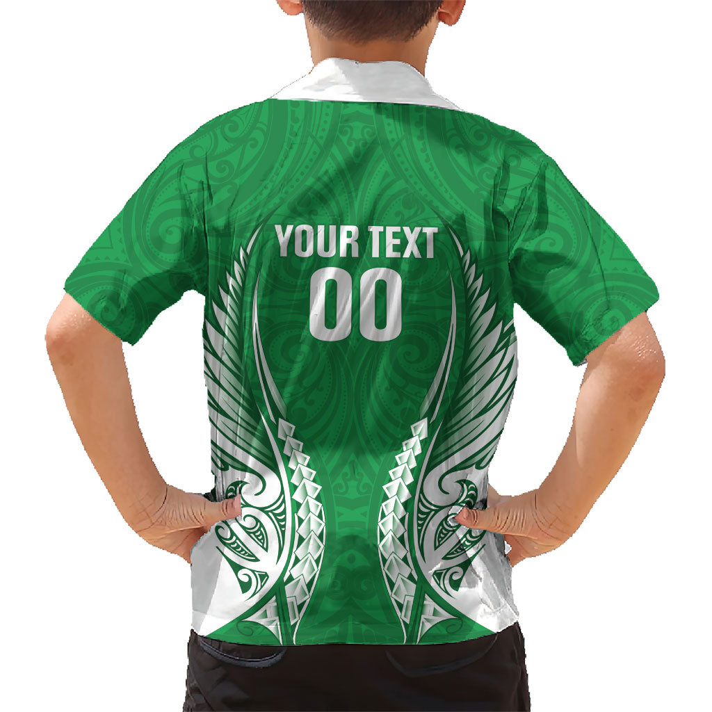 Manawatu 2026 Rugby Custom Family Matching Summer Maxi Dress and Hawaiian Shirt NZ Maori Silver Fern
