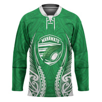 Manawatu 2026 Rugby Custom Hockey Jersey NZ Maori Silver Fern