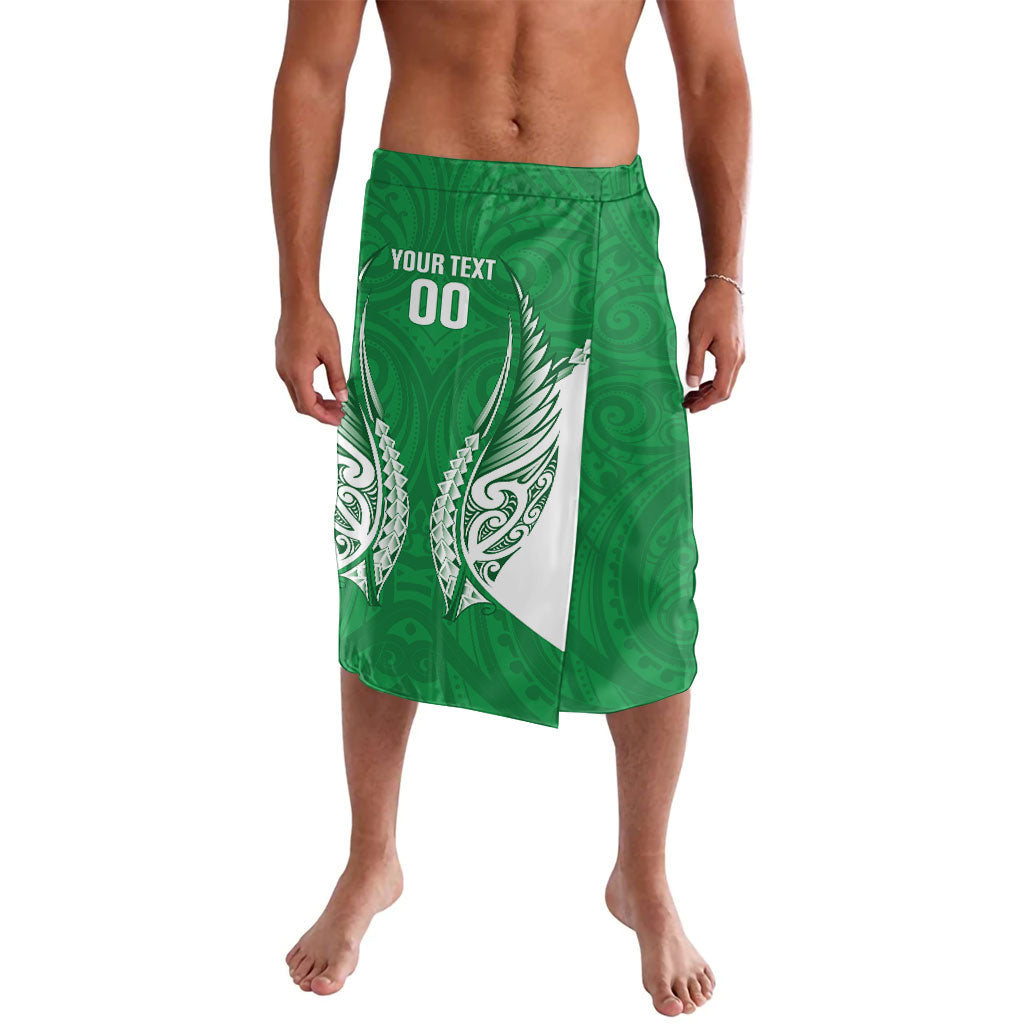 Manawatu 2026 Rugby Custom Lavalava NZ Maori Silver Fern LT14 Green - Polynesian Pride