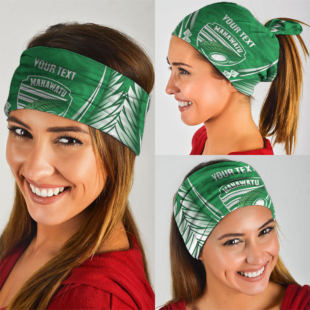 Manawatu 2026 Rugby Custom Neck Gaiter NZ Maori Silver Fern LT14 - Polynesian Pride