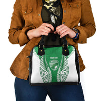 Manawatu 2026 Rugby Custom Shoulder Handbag NZ Maori Silver Fern LT14 - Polynesian Pride