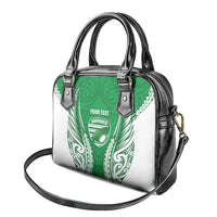 Manawatu 2026 Rugby Custom Shoulder Handbag NZ Maori Silver Fern LT14 - Polynesian Pride