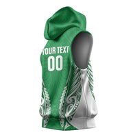 Manawatu 2026 Rugby Custom Sleeveless Hoodie NZ Maori Silver Fern