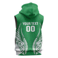 Manawatu 2026 Rugby Custom Sleeveless Zip Hoodie NZ Maori Silver Fern