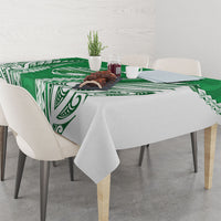 Manawatu 2026 Rugby Custom Tablecloth NZ Maori Silver Fern