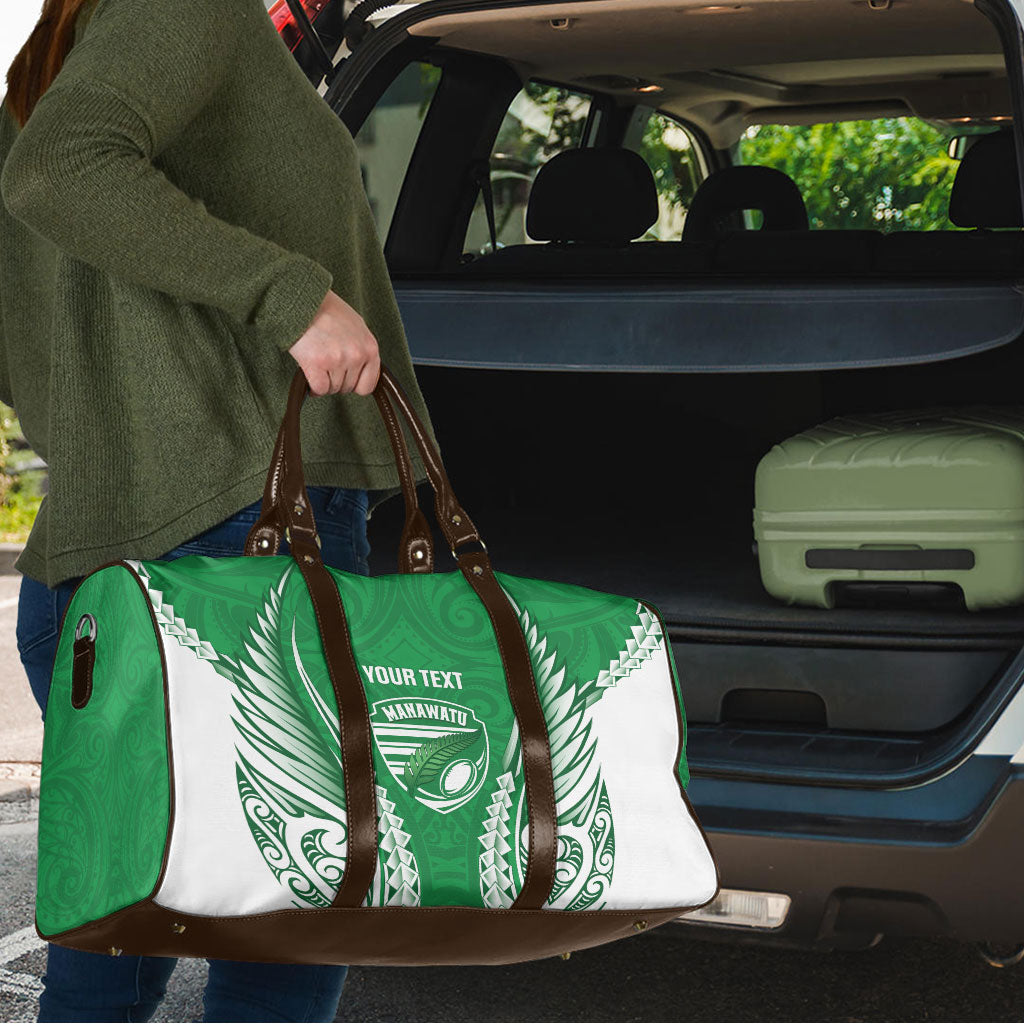 Manawatu 2026 Rugby Custom Travel Bag NZ Maori Silver Fern LT14 - Polynesian Pride