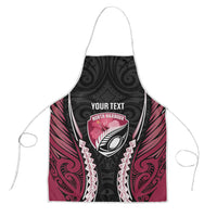 North Harbour 2026 Rugby Custom Apron NZ Maori Silver Fern