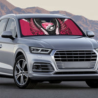 North Harbour 2026 Rugby Custom Auto Sun Shade NZ Maori Silver Fern LT14 - Polynesian Pride