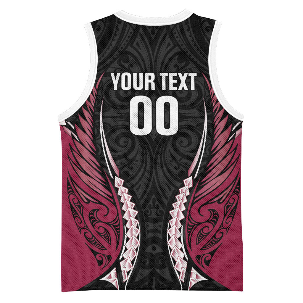 North Harbour 2026 Rugby Custom Basketball Jersey NZ Maori Silver Fern LT14 - Polynesian Pride