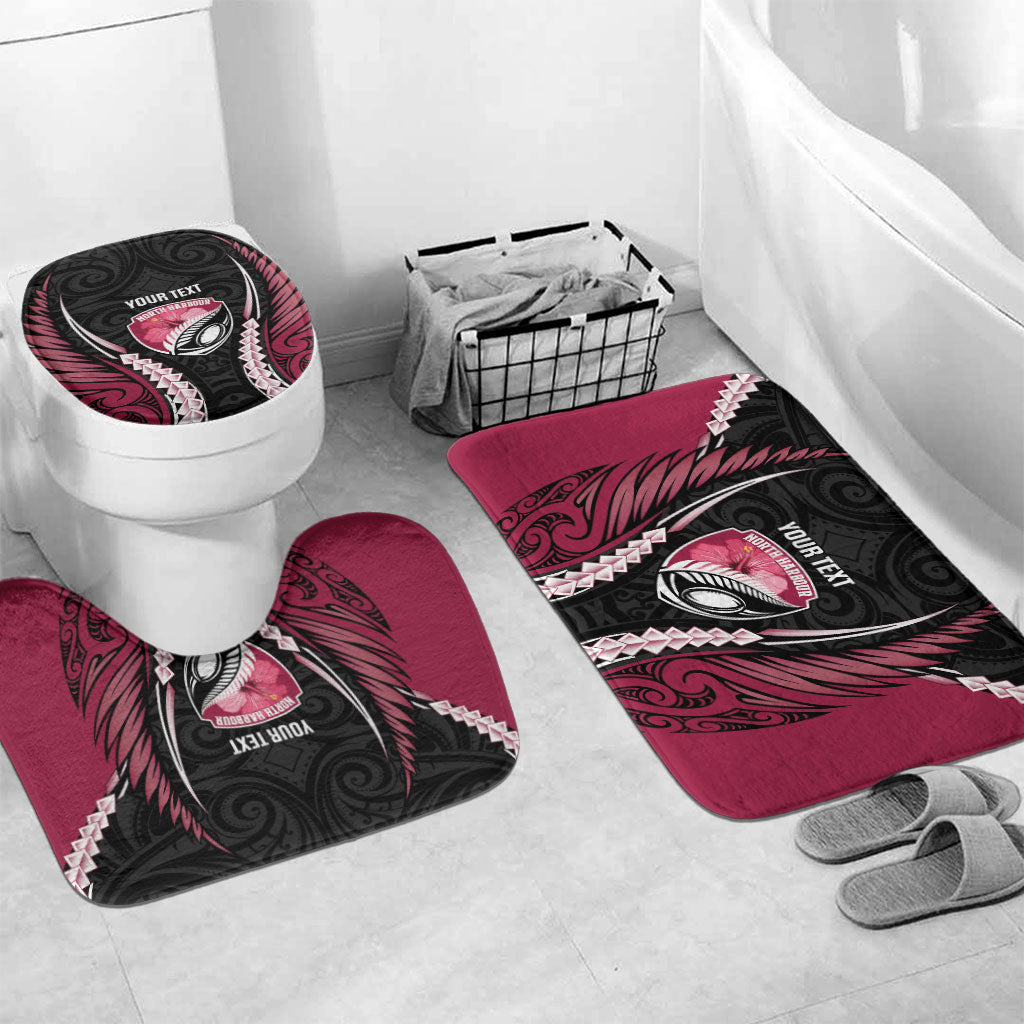 North Harbour 2026 Rugby Custom Bathroom Set NZ Maori Silver Fern