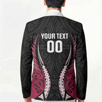 North Harbour 2026 Rugby Custom Blazer NZ Maori Silver Fern