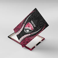 North Harbour 2026 Rugby Custom Canvas Wall Art NZ Maori Silver Fern LT14 With Frame Maroon - Polynesian Pride