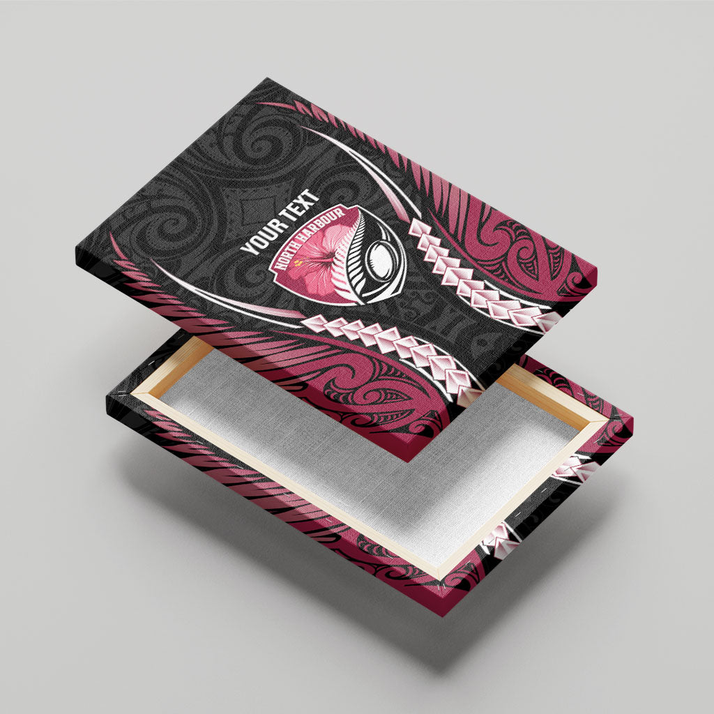 North Harbour 2026 Rugby Custom Canvas Wall Art NZ Maori Silver Fern LT14 - Polynesian Pride