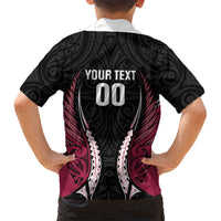 North Harbour 2026 Rugby Custom Family Matching Summer Maxi Dress and Hawaiian Shirt NZ Maori Silver Fern