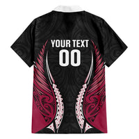 North Harbour 2026 Rugby Custom Hawaiian Shirt NZ Maori Silver Fern LT14 - Polynesian Pride