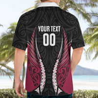 North Harbour 2026 Rugby Custom Hawaiian Shirt NZ Maori Silver Fern LT14 - Polynesian Pride