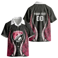 North Harbour 2026 Rugby Custom Kid Hawaiian Shirt NZ Maori Silver Fern LT14 - Polynesian Pride