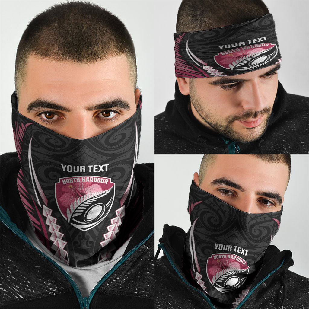 North Harbour 2026 Rugby Custom Neck Gaiter NZ Maori Silver Fern LT14 - Polynesian Pride