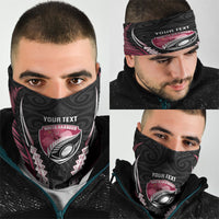 North Harbour 2026 Rugby Custom Neck Gaiter NZ Maori Silver Fern LT14 - Polynesian Pride