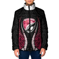 North Harbour 2026 Rugby Custom Padded Jacket NZ Maori Silver Fern