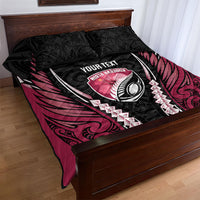 North Harbour 2026 Rugby Custom Quilt Bed Set NZ Maori Silver Fern LT14 - Polynesian Pride