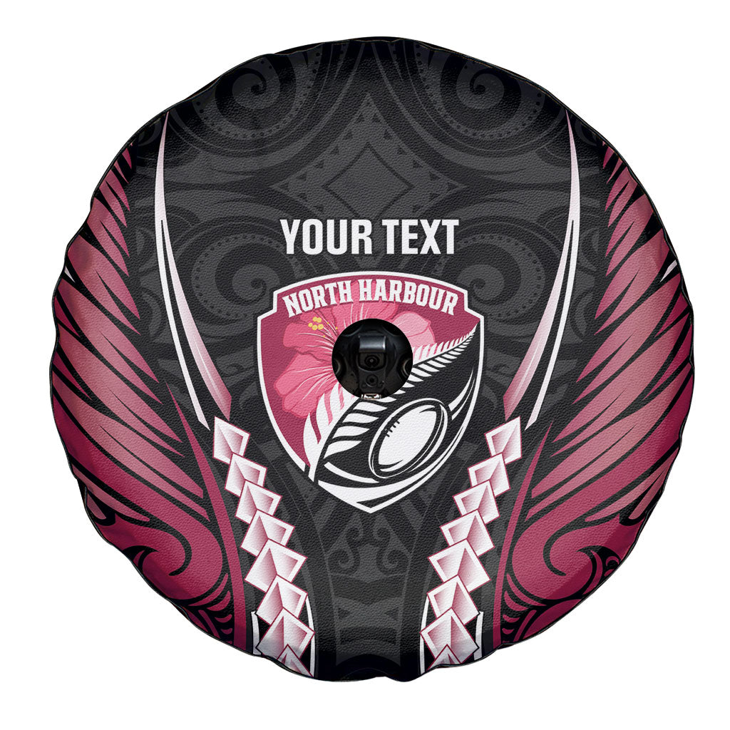 North Harbour 2026 Rugby Custom Spare Tire Cover NZ Maori Silver Fern