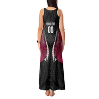North Harbour 2026 Rugby Custom Tank Maxi Dress NZ Maori Silver Fern