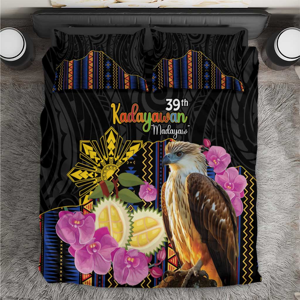 Kadayawan Philippines Bedding Set Filipino Eagle Happy 39th Anniversary