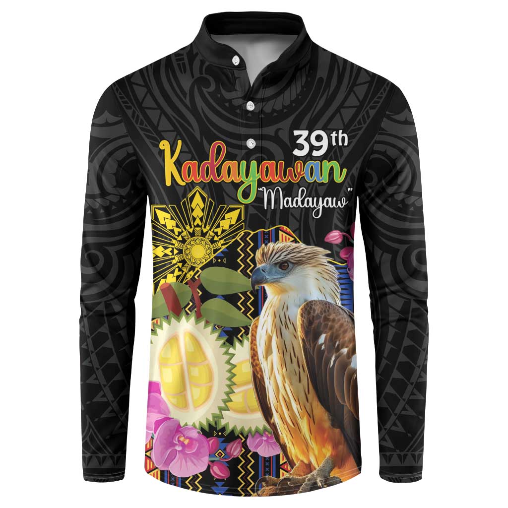 Kadayawan Philippines Button Sweatshirt Filipino Eagle Happy 39th Anniversary