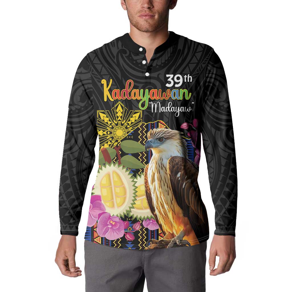 Kadayawan Philippines Button Sweatshirt Filipino Eagle Happy 39th Anniversary
