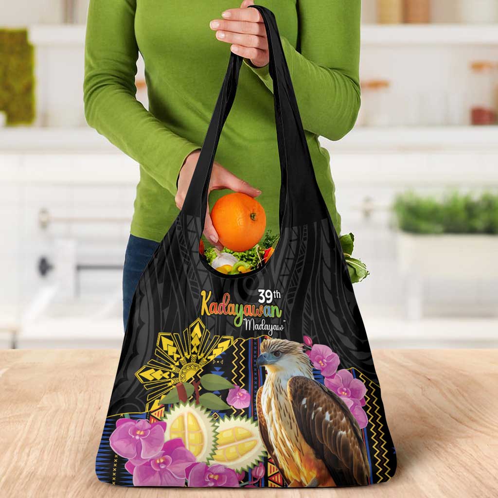 Kadayawan Philippines Grocery Bag Filipino Eagle Happy 39th Anniversary