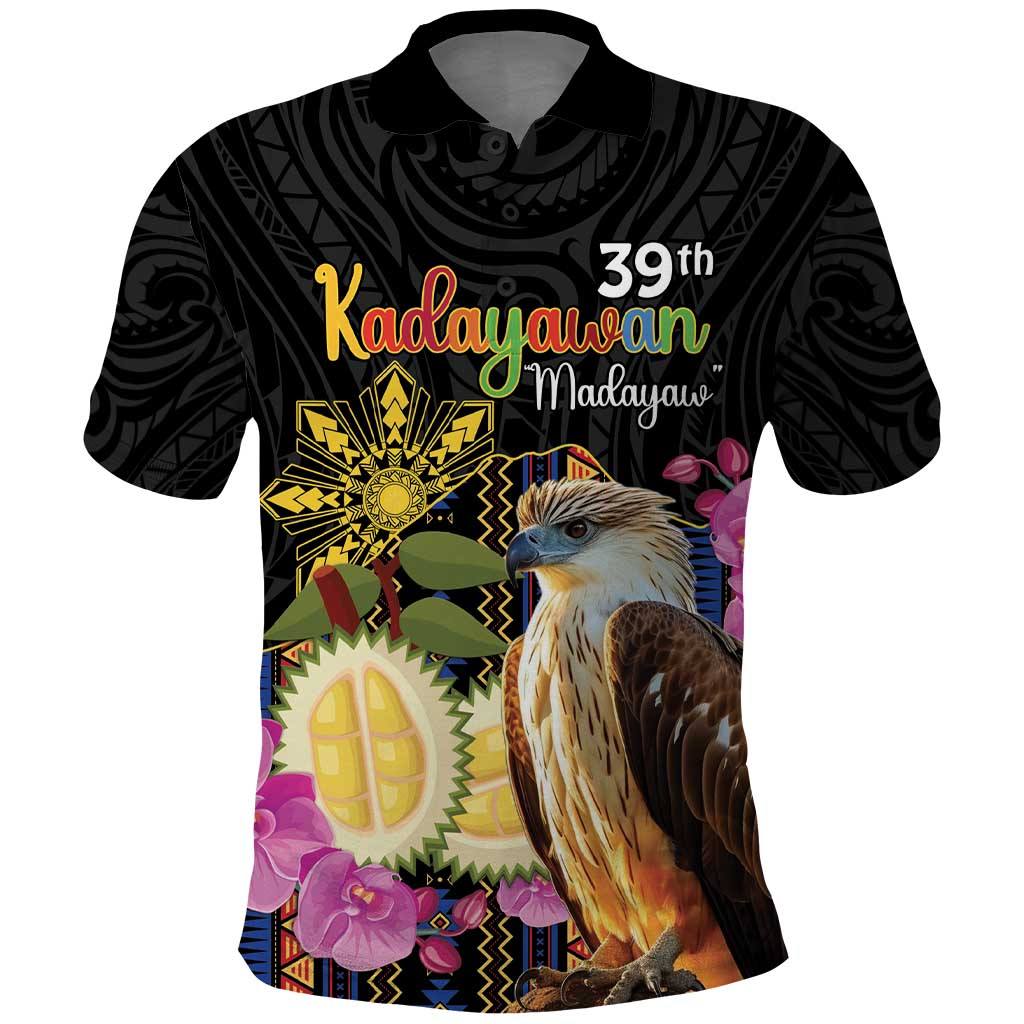 Kadayawan Philippines Polo Shirt Filipino Eagle Happy 39th Anniversary