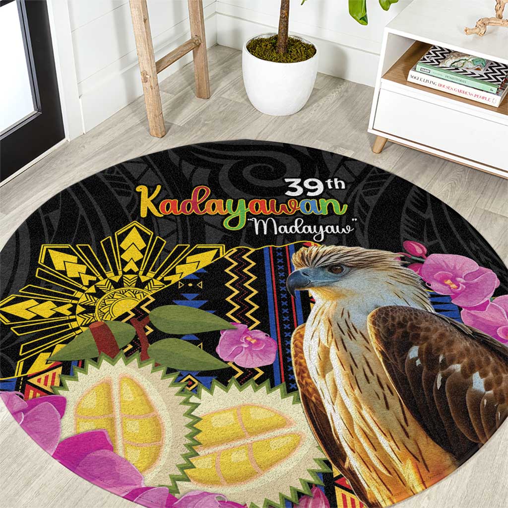 Kadayawan Philippines Round Carpet Filipino Eagle Happy 39th Anniversary