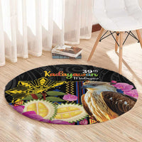 Kadayawan Philippines Round Carpet Filipino Eagle Happy 39th Anniversary