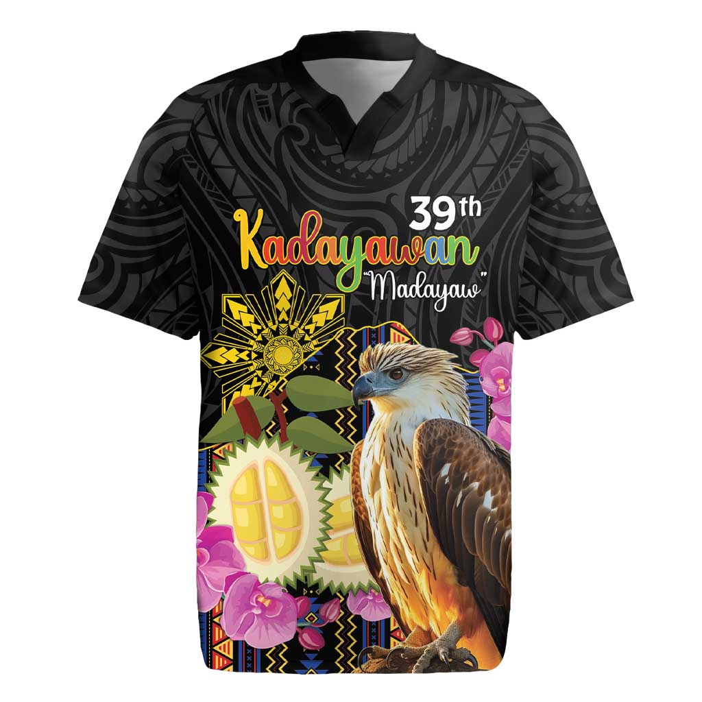 Kadayawan Philippines Rugby Jersey Filipino Eagle Happy 39th Anniversary