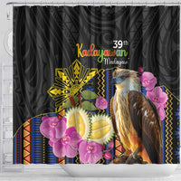 Kadayawan Philippines Shower Curtain Filipino Eagle Happy 39th Anniversary