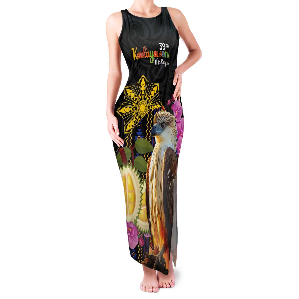 Kadayawan Philippines Tank Maxi Dress Filipino Eagle Happy 39th Anniversary