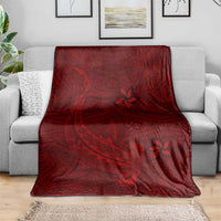 Oxblood Polynesia Blanket Hawaiian Tribal Hammerhead Shark Tattoo LT14 - Polynesian Pride