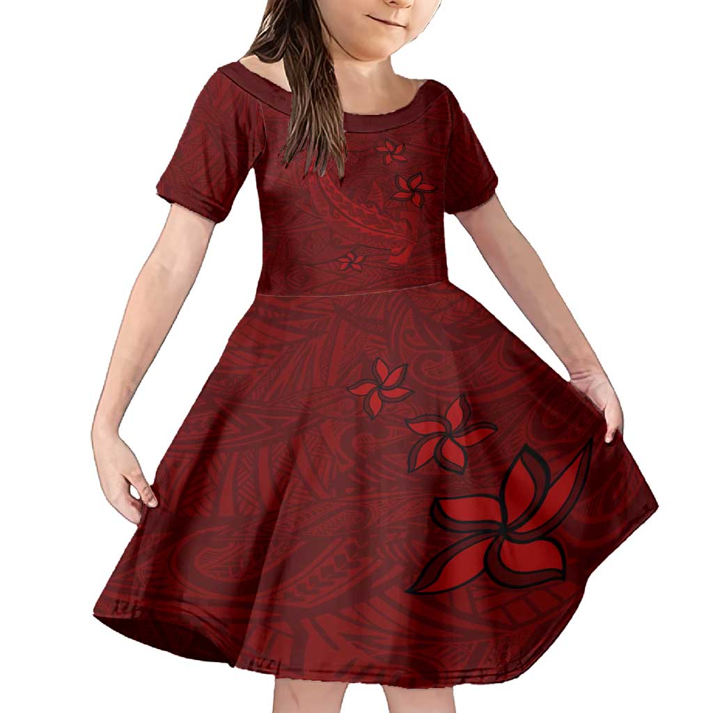 Oxblood Polynesia Family Matching Tank Maxi Dress and Hawaiian Shirt Hawaiian Tribal Hammerhead Shark Tattoo